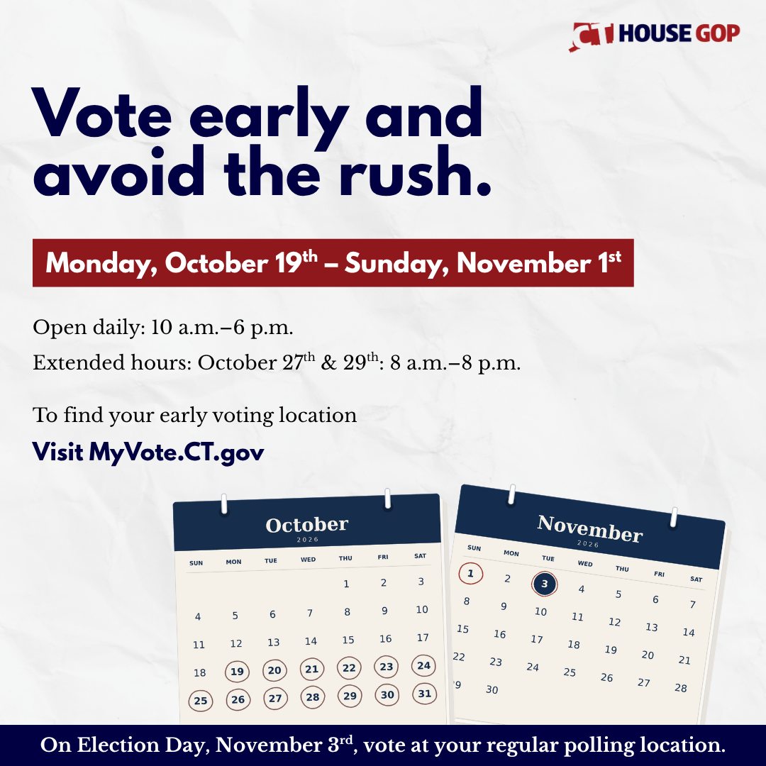 Early Voting Runs from Oct. 19 through Nov. 1
